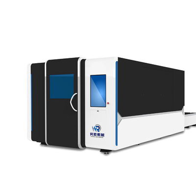 Tagliatrice del laser della fibra del metallo della Tabella del doppio di CNC con Prot 1000w