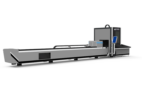 Alta velocità della tagliatrice della metropolitana del laser della fibra della lamiera sottile di CNC 4000W